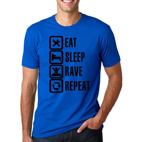 EAT, SLEEP, RAVE, REPEAT TEE