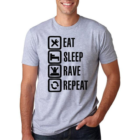 EAT, SLEEP, RAVE, REPEAT TEE