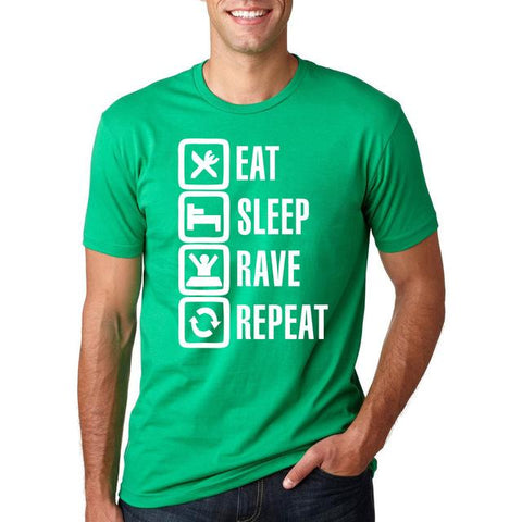 EAT, SLEEP, RAVE, REPEAT TEE