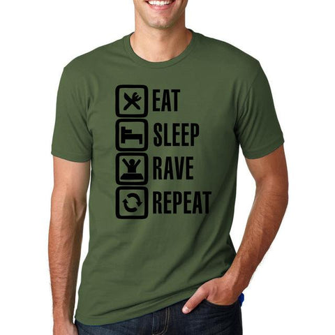 EAT, SLEEP, RAVE, REPEAT TEE