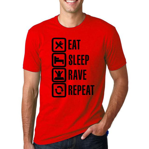 EAT, SLEEP, RAVE, REPEAT TEE