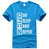 Image of EAT, SLEEP, RAVE, REPEAT TEE