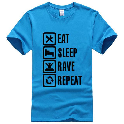 EAT, SLEEP, RAVE, REPEAT TEE