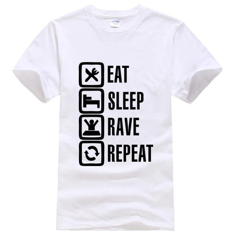 EAT, SLEEP, RAVE, REPEAT TEE