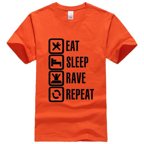 EAT, SLEEP, RAVE, REPEAT TEE