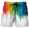 Image of PAINT SPILL 3D SHORTS