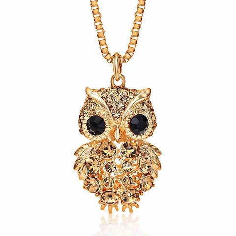 Crystal Owl Necklace