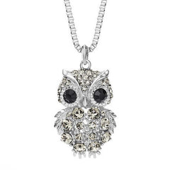 Crystal Owl Necklace