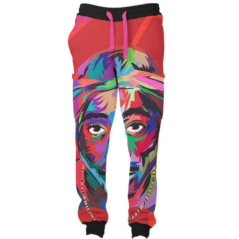 RED TUPAC SWEATS