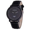 Image of Leather Military Analog Watch