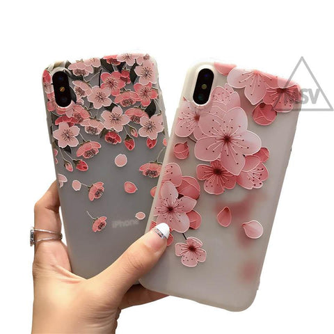 Flower Emboss iPhone Case