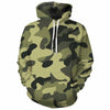 Image of CAMOUFLAGE PRINT UNISEX HOODIE