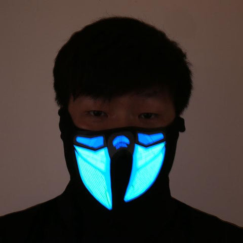 LED GLOWING RAVE MASKS