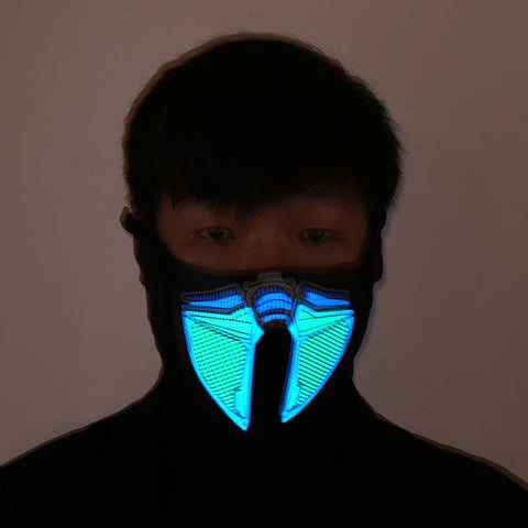 LED GLOWING RAVE MASKS