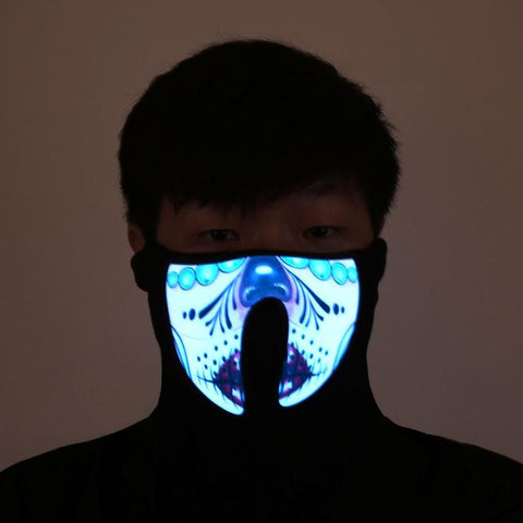 LED GLOWING RAVE MASKS