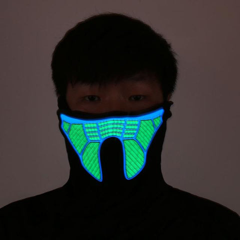 LED GLOWING RAVE MASKS