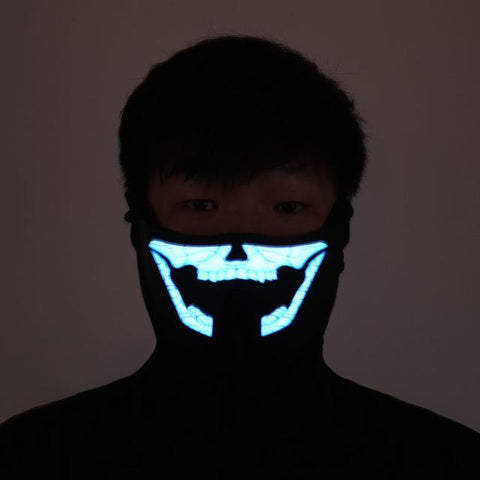 LED GLOWING RAVE MASKS