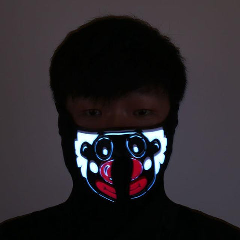 LED GLOWING RAVE MASKS