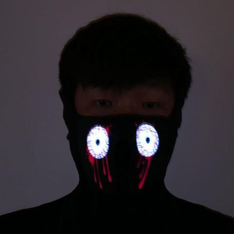 LED GLOWING RAVE MASKS