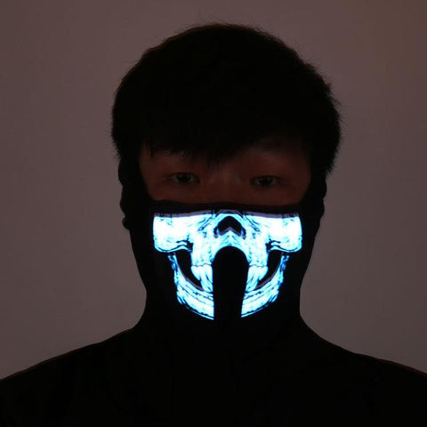 LED GLOWING RAVE MASKS