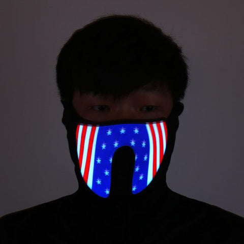 LED GLOWING RAVE MASKS