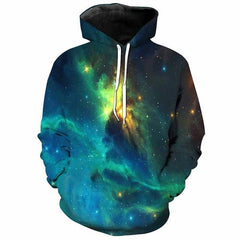 GREEN SPACE 3D HOODIE