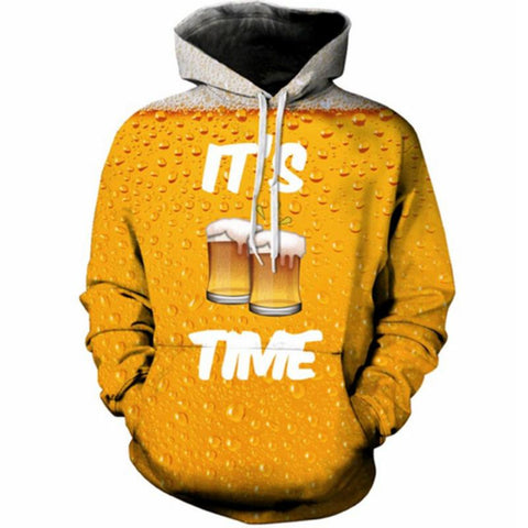 3D BEER EMOJI HOODIE