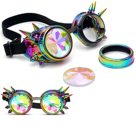 Kaleidoscope Diffracted Rave Glasses