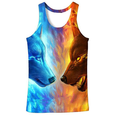 SUNGLASS CAT 3D TANK