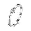 Image of 925 Sterling Silver Ring W/ Heart