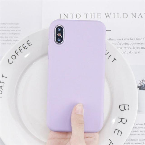 Matte Color iPhone Cases