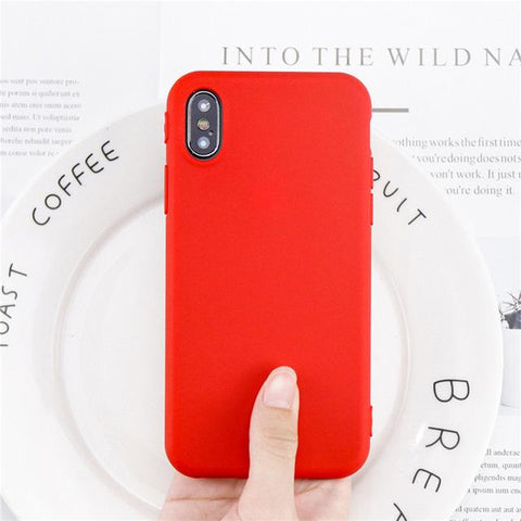 Matte Color iPhone Cases