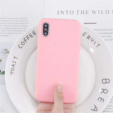 Matte Color iPhone Cases