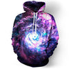 Image of BLUE NEBULA UNISEX HOODIE