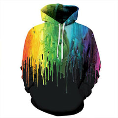 3D COLORFUL UNISEX HOODIE