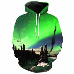 FOREST LIGHTS 3D HOODIE